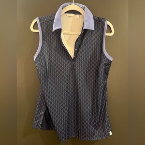 Pair of Two Sleeveless Women’s Golf Polos-Medium